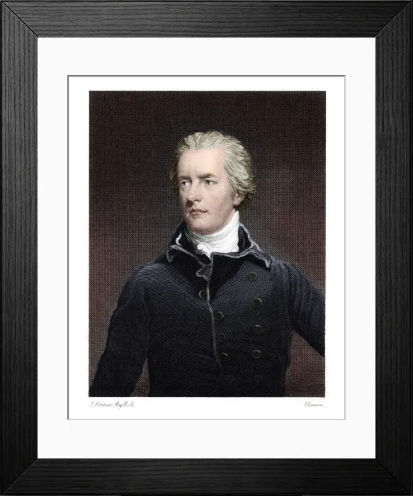 Framed Print : William Pitt the Younger, British statesman Framed Print : William Pitt the Younger, British statesman