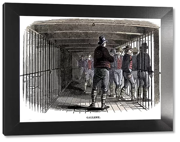 On board a prison hulk, 1848