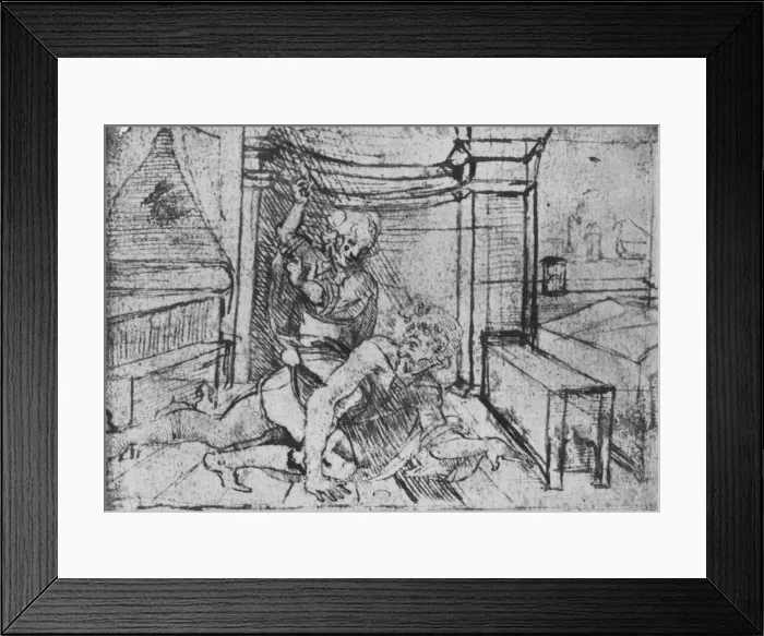 Framed Print : Aristotle and Phyllis, c1480 (1945). Artist: Leonardo da Vinci Framed Print : Aristotle and Phyllis, c1480 (1945). Artist: Leonardo da Vinci