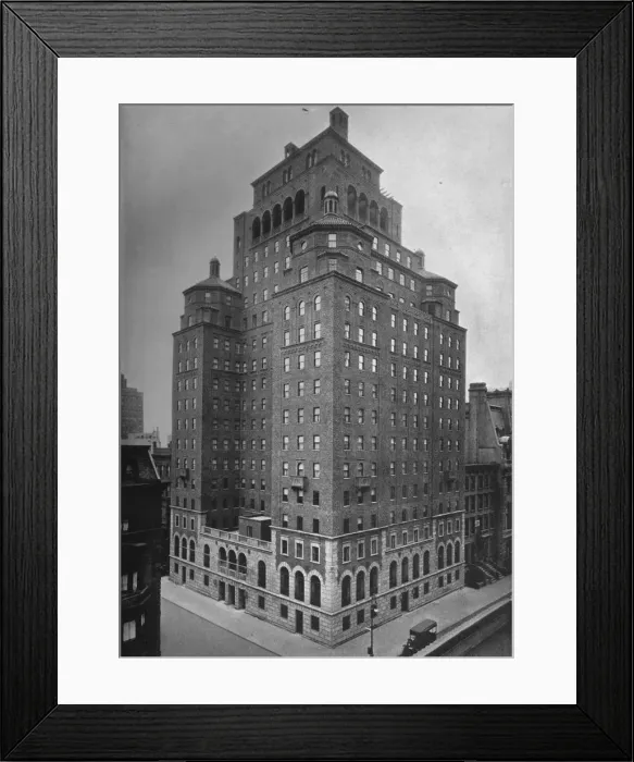 Framed Print : The Fraternity Clubs Building, New York City, 1924 Framed Print : The Fraternity Clubs Building, New York City, 1924