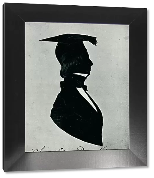 Silhouette Portrait of Charles Dickens, c1840s, (1910)