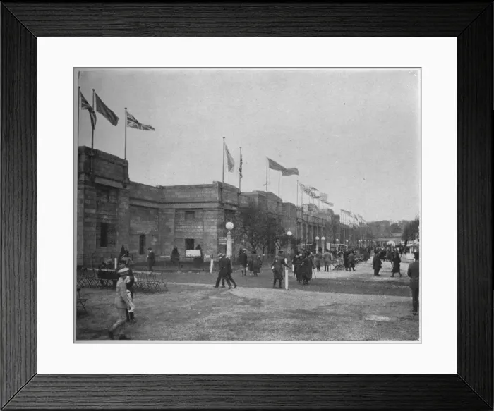 Framed Print : General view of the Palace of Engineering, British Empire Exhibition, Wembley, London, 1924 Framed Print : General view of the Palace of Engineering, British Empire Exhibition, Wembley, London, 1924