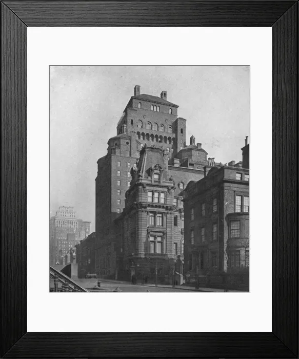 Framed Print : The Fraternity Clubs Building from Madison Avenue, New York City, 1924 Framed Print : The Fraternity Clubs Building from Madison Avenue, New York City, 1924