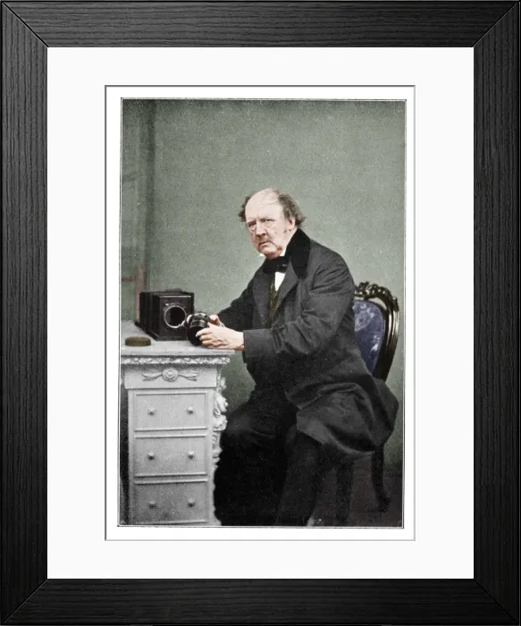 Framed Print : WH Fox Talbot, British photography pioneer, 1901 Framed Print : WH Fox Talbot, British photography pioneer, 1901