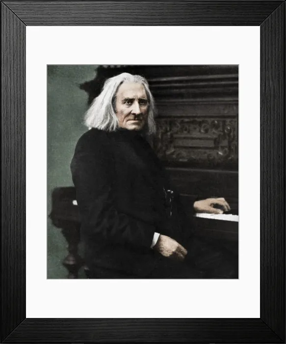 Framed Print : Franz Liszt, Hungarian pianist and composer, 1886 (1951) Framed Print : Franz Liszt, Hungarian pianist and composer, 1886 (1951)