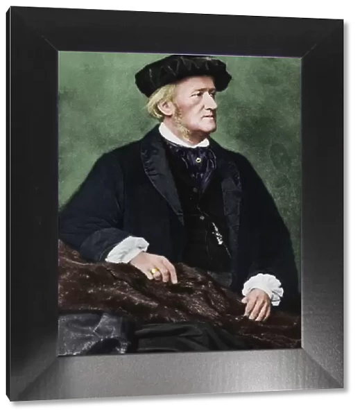Richard Wagner, 1870, (1939). Artist: Franz Seraph Hanfstaengl