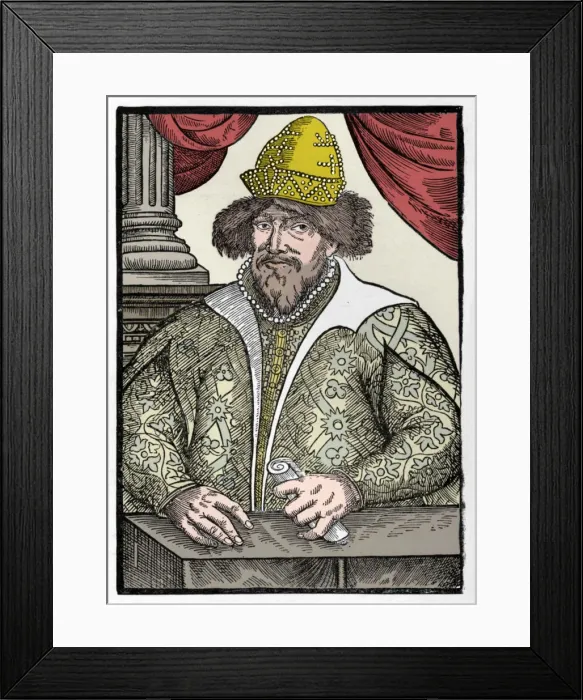 Framed Print : Ivan IV, c1601, (1907)
