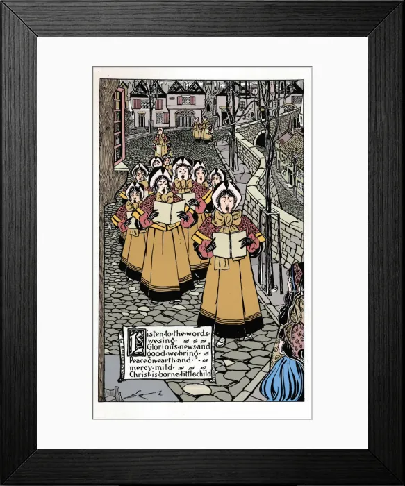 Framed Print : A Christmas Carol, c1898. Artist: James Allan Duncan Framed Print : A Christmas Carol, c1898. Artist: James Allan Duncan
