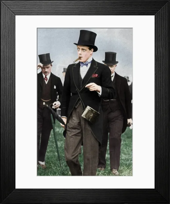 Framed Print : Derby Day, 1926: His Majesty, Ryder Cup contest at Southport, (1936) Artists: Unknown, King George V Framed Print : Derby Day, 1926: His Majesty, Ryder Cup contest at Southport, (1936) Artists: Unknown, King George V