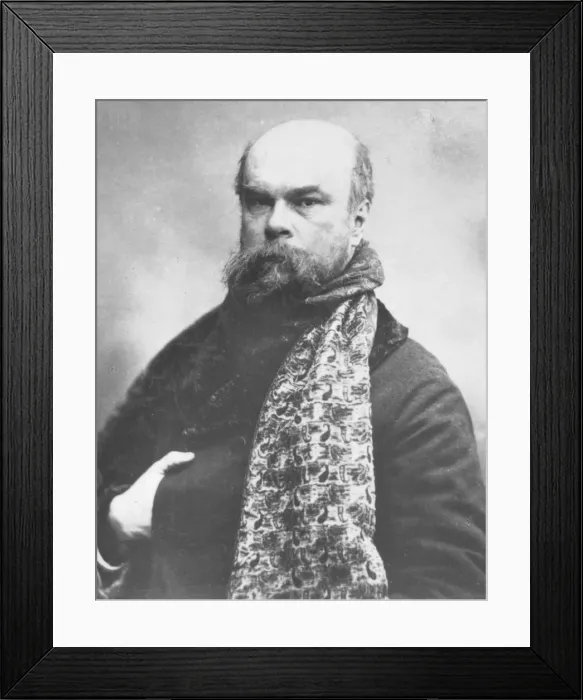 Framed Print : Verlaine, c1893. Artist: Albert Harlinque Framed Print : Verlaine, c1893. Artist: Albert Harlinque
