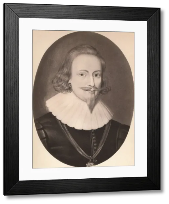 Framed Print : Robert Carr, Earl of Somerset, 1620-1625, (1904). Artist: John Hoskins I Framed Print : Robert Carr, Earl of Somerset, 1620-1625, (1904). Artist: John Hoskins I