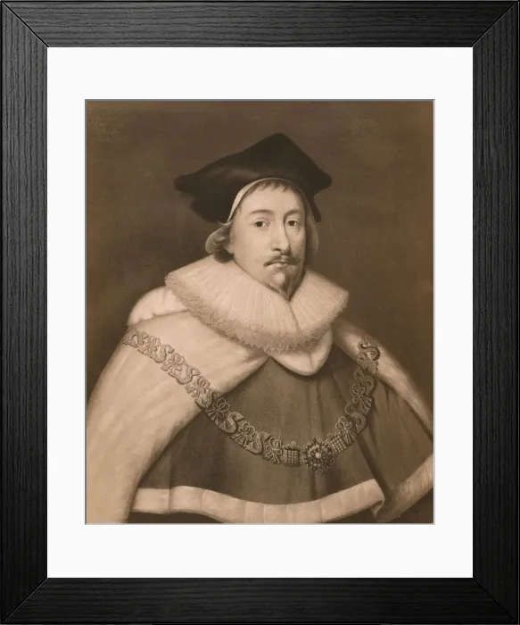 Framed Print : Sir Edward Coke, c16th century, (1904). Artist: Cornelius Janssen van Ceulen Framed Print : Sir Edward Coke, c16th century, (1904). Artist: Cornelius Janssen van Ceulen
