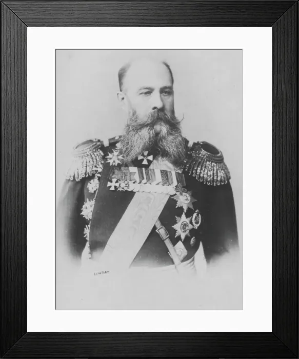 Framed Print : Grippenberg, c1893. Artist: Sergei Levitsky Framed Print : Grippenberg, c1893. Artist: Sergei Levitsky