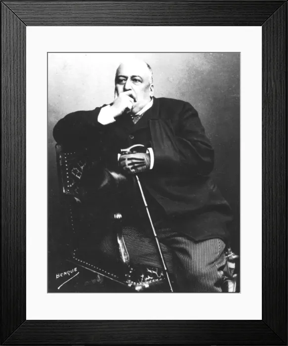 Framed Print : Busnach, c1893. Artist: Benque Framed Print : Busnach, c1893. Artist: Benque