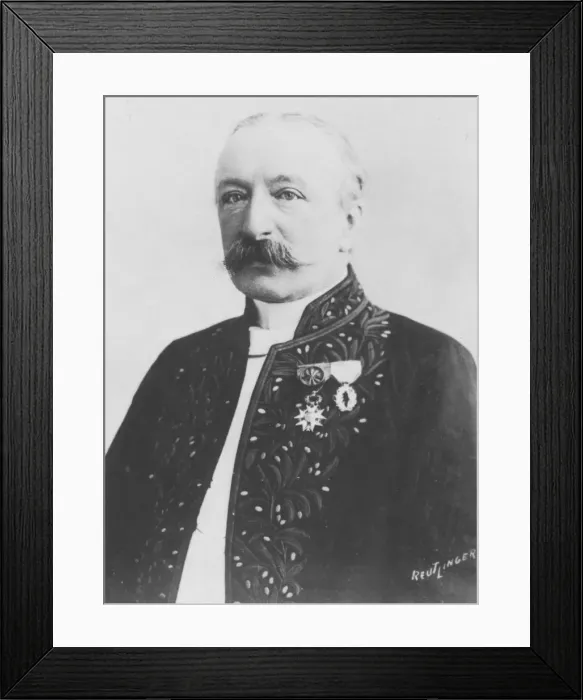 Framed Print : Albert Sorel, c1893. Artist: Charles Reutlinger Framed Print : Albert Sorel, c1893. Artist: Charles Reutlinger