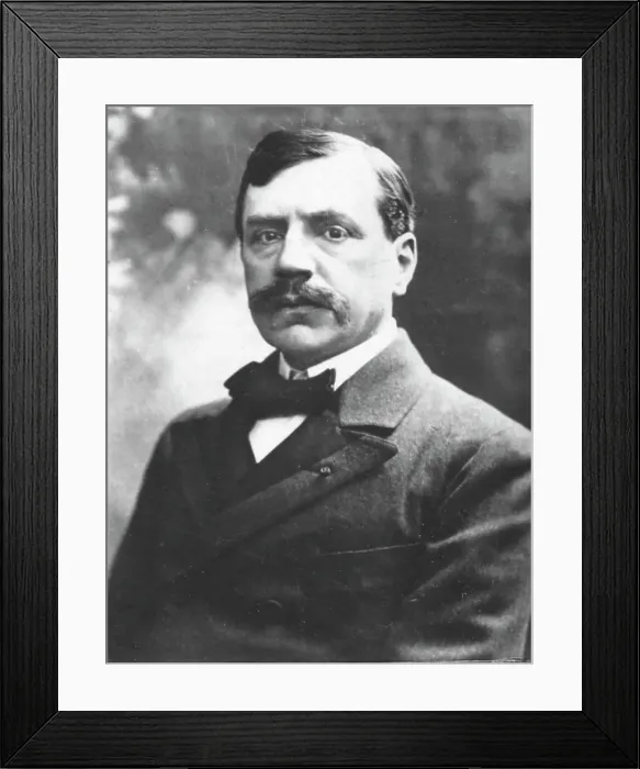 Framed Print : Bourget (Paul), c1893. Artist: Eugene Pirou Framed Print : Bourget (Paul), c1893. Artist: Eugene Pirou