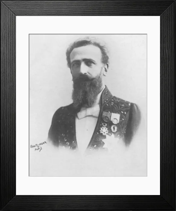 Framed Print : Henry Houssaye, c1893. Artist: Charles Reutlinger Framed Print : Henry Houssaye, c1893. Artist: Charles Reutlinger