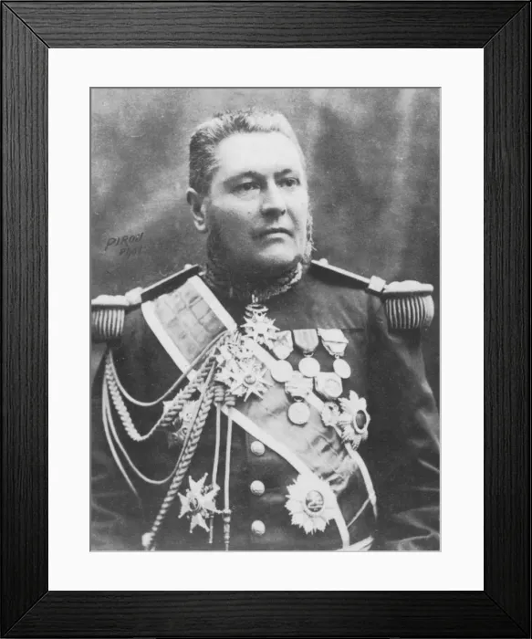 Framed Print : Amiral Bienaime, c1893. Artist: Eugene Pirou