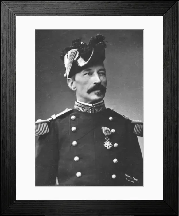 Framed Print : General Andre, c1893. Artist: Aaron Gerschel Framed Print : General Andre, c1893. Artist: Aaron Gerschel