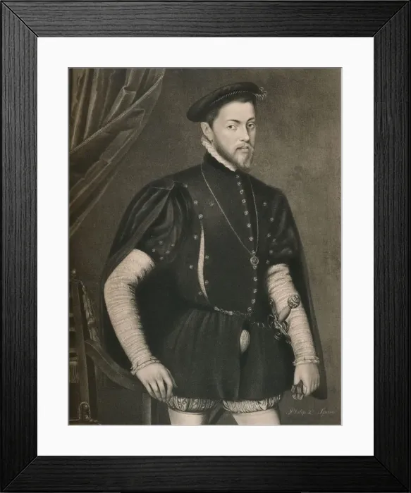 Framed Print : Philip II of Spain, c16th century, (1904) Framed Print : Philip II of Spain, c16th century, (1904)