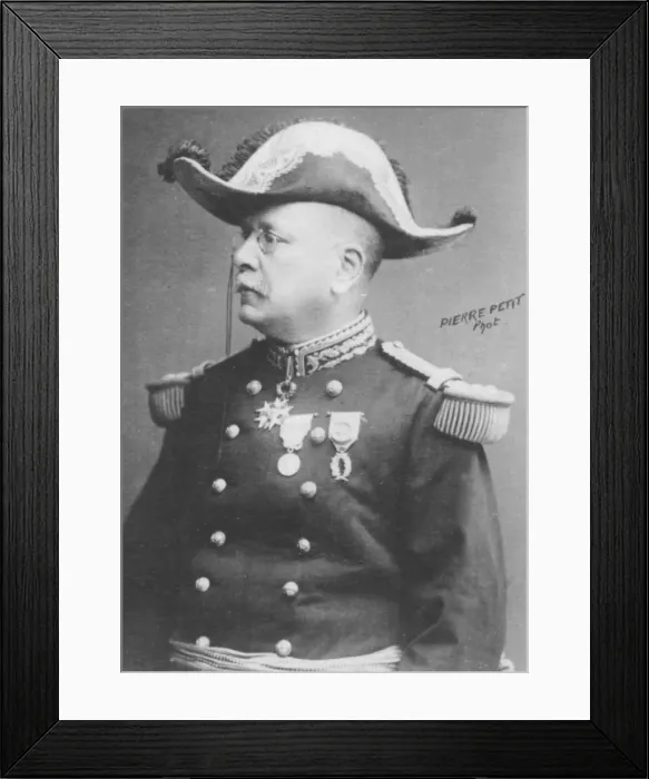 Framed Print : General Piegne, c1893. Artist: Pierre Petit Framed Print : General Piegne, c1893. Artist: Pierre Petit