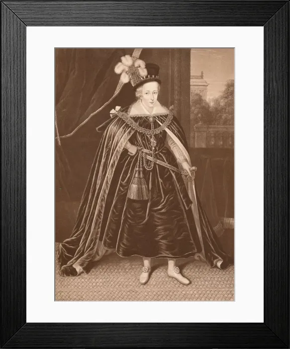 Framed Print : Prince Charles, c17th century, (1904) Framed Print : Prince Charles, c17th century, (1904)