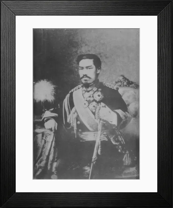 Framed Print : Mutsuhito, c1893 Framed Print : Mutsuhito, c1893