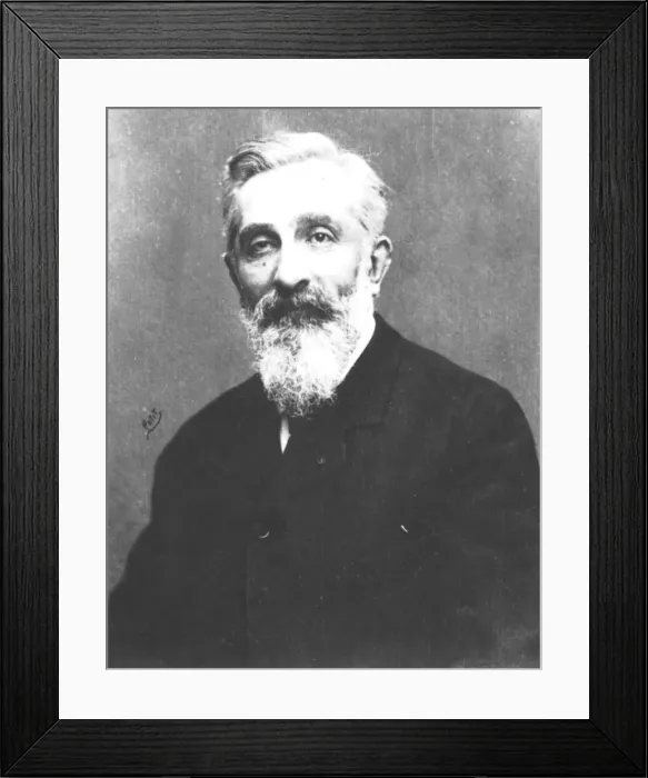 Framed Print : Octave Bernard, c1893. Artist: Pierre Petit Framed Print : Octave Bernard, c1893. Artist: Pierre Petit