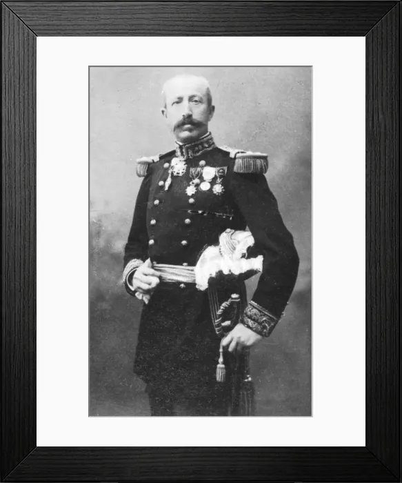Framed Print : General Donop, c1893 Framed Print : General Donop, c1893