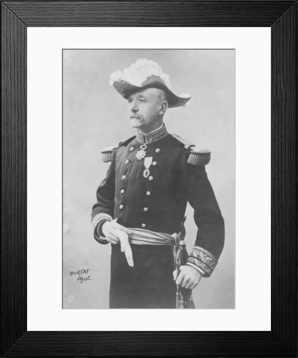 Framed Print : General Langlois, c1893. Artist: Eugene Pirou Framed Print : General Langlois, c1893. Artist: Eugene Pirou