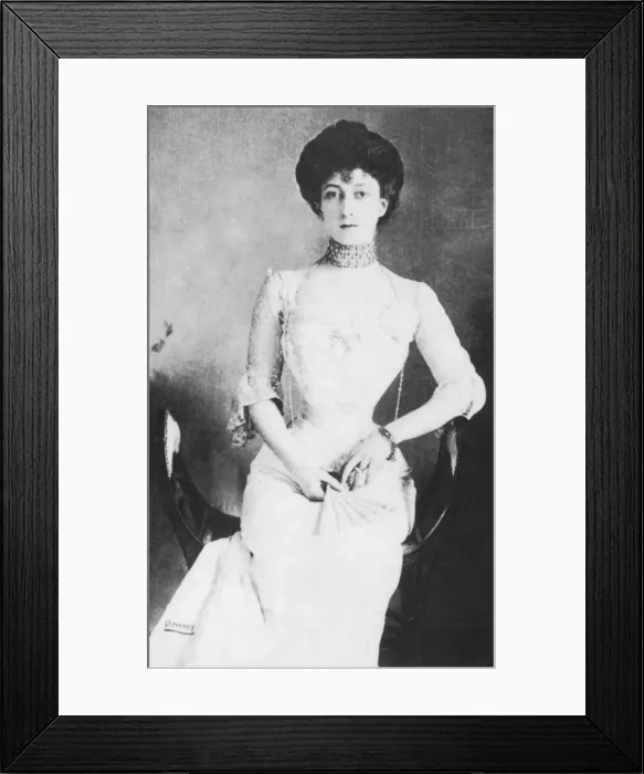 Framed Print : Maud, c1893. Artist: W Downey Framed Print : Maud, c1893. Artist: W Downey