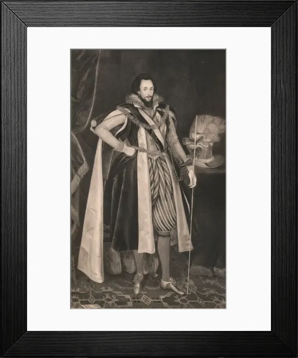 Framed Print : Ludovic Stuart, Second Duke of London, c16th century, (1904) Framed Print : Ludovic Stuart, Second Duke of London, c16th century, (1904)