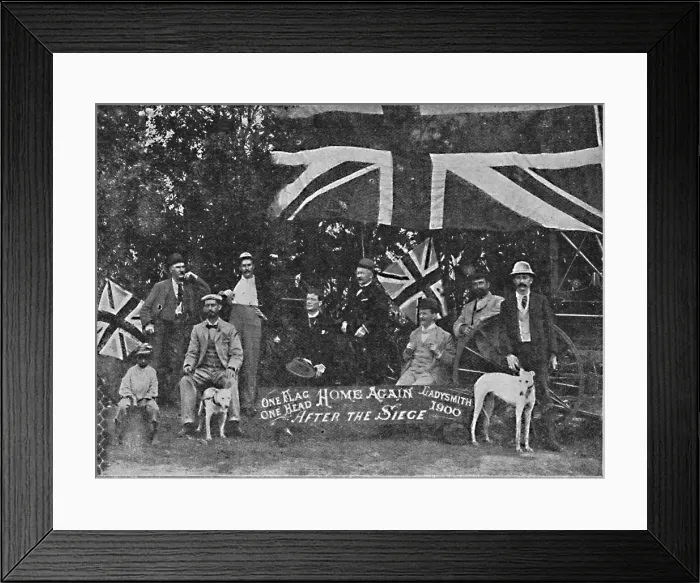 Framed Print : After the relief of Ladysmith, 1900. Artist: A Lewis Framed Print : After the relief of Ladysmith, 1900. Artist: A Lewis