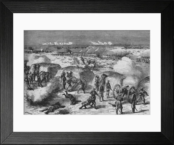 Framed Print : Russian Attack Upon A Turkish Redoubt, 1902 Framed Print : Russian Attack Upon A Turkish Redoubt, 1902
