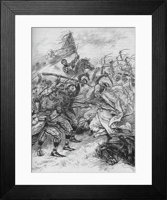 Framed Print : Moors and Spaniards Mixed Inextricably, 1902. Artist: Paul Hardy Framed Print : Moors and Spaniards Mixed Inextricably, 1902. Artist: Paul Hardy