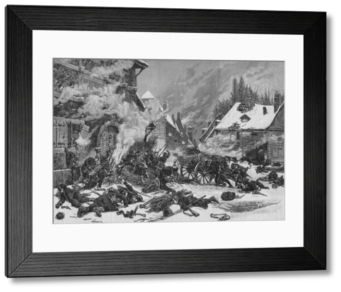 Framed Print : An Incident In The Battle of Villersexel, 1902 Framed Print : An Incident In The Battle of Villersexel, 1902