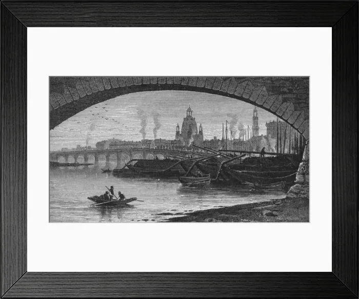 Framed Print : Dresden, 1902 Framed Print : Dresden, 1902
