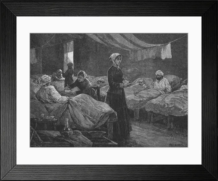 Framed Print : In The Hospital at Scutari, c1880, (1902) Framed Print : In The Hospital at Scutari, c1880, (1902)