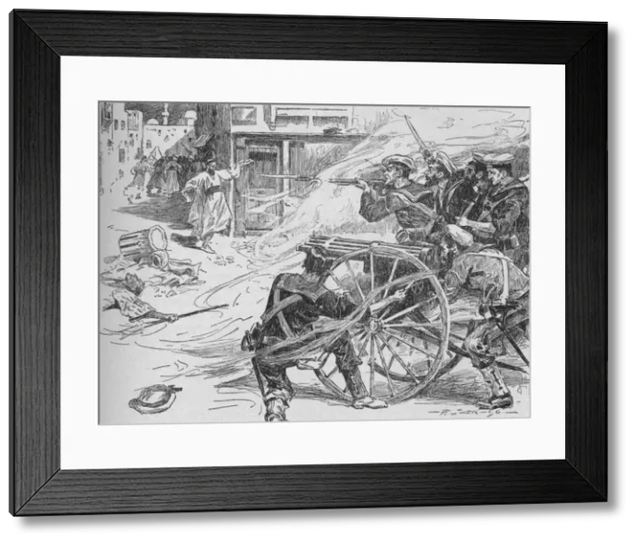 Framed Print : Clearing the Streets of Alexandria, c1896, (1902) Framed Print : Clearing the Streets of Alexandria, c1896, (1902)