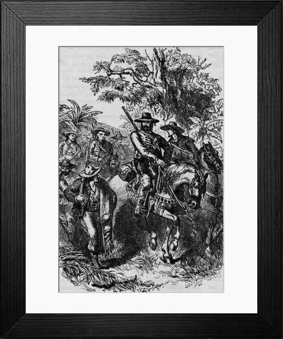 Framed Print : Mexican Filibusters, 1870, (1902) Framed Print : Mexican Filibusters, 1870, (1902)