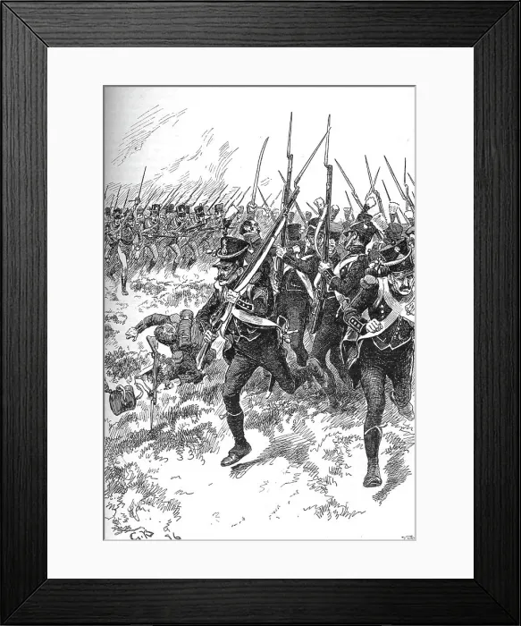 Framed Print : They Broke and Fled in the Direction of Maida, 1902. Artist: Gordon Frederick Browne Framed Print : They Broke and Fled in the Direction of Maida, 1902. Artist: Gordon Frederick Browne