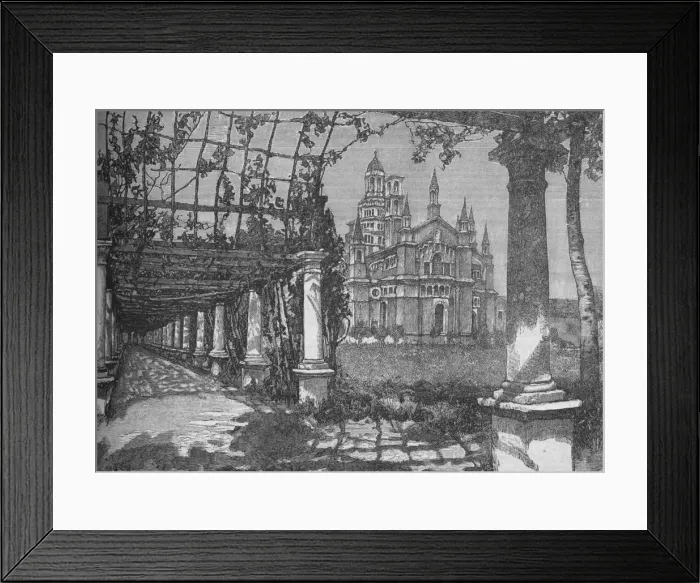 Framed Print : The University, Pavia, 1902 Framed Print : The University, Pavia, 1902