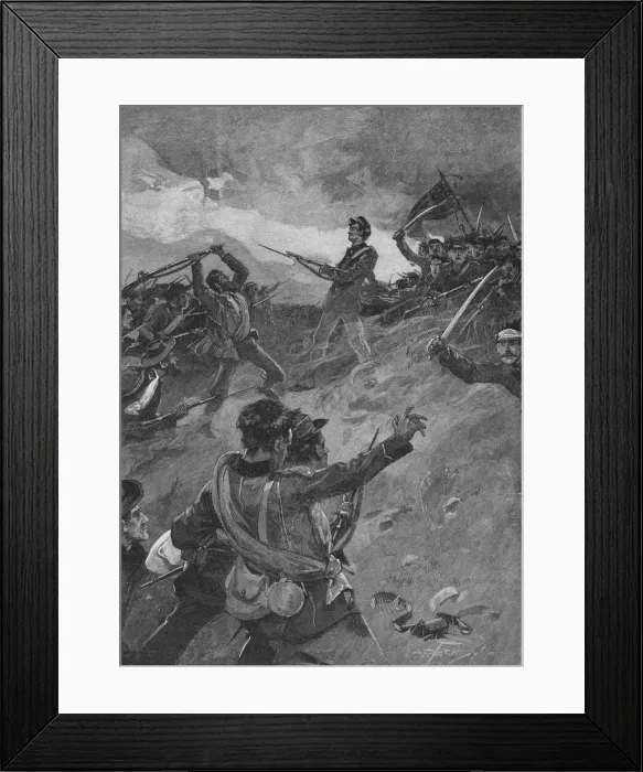 Framed Print : The Prize Was Hotly Contested Steel To Steel, 1896, (1902) Framed Print : The Prize Was Hotly Contested Steel To Steel, 1896, (1902)