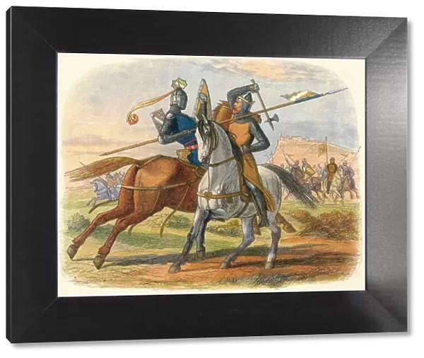 Bruce kills Sir Henry Bohun, 1314 (1864). Artist: James William Edmund Doyle