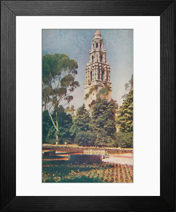 Framed Print : The California Tower, c1935 Framed Print : The California Tower, c1935
