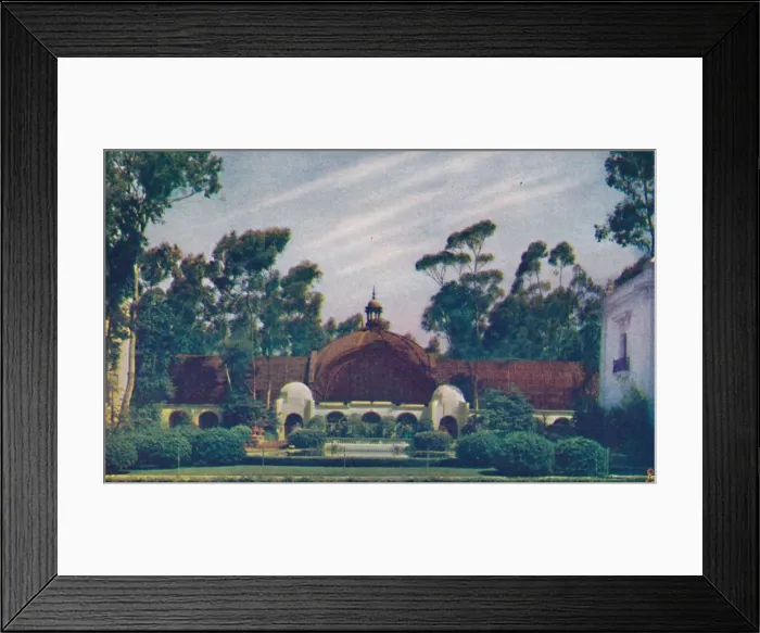 Framed Print : The Botanical Building, c1935 Framed Print : The Botanical Building, c1935
