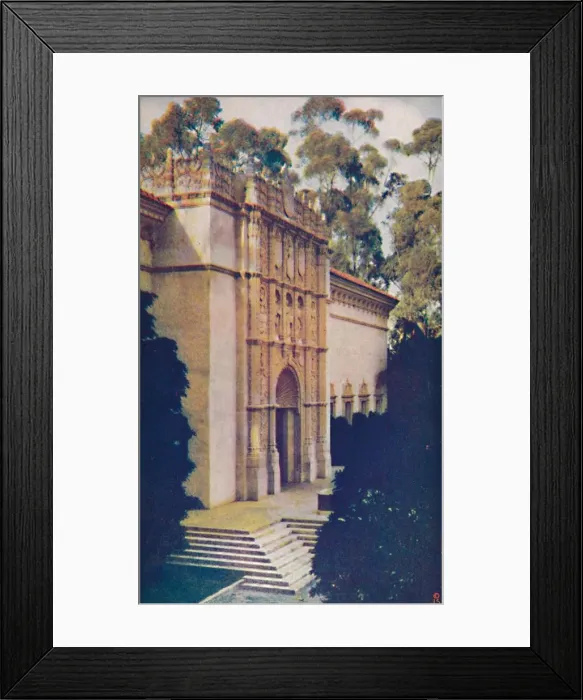 Framed Print : Right Wing of Fine Arts Gallery, c1935 Framed Print : Right Wing of Fine Arts Gallery, c1935
