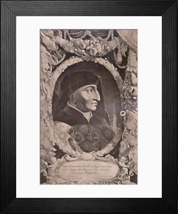 Framed Print : Philip the Bold, Duke of Burgundy, 17th century (1894). Artist: Pieter van Sompel Framed Print : Philip the Bold, Duke of Burgundy, 17th century (1894). Artist: Pieter van Sompel