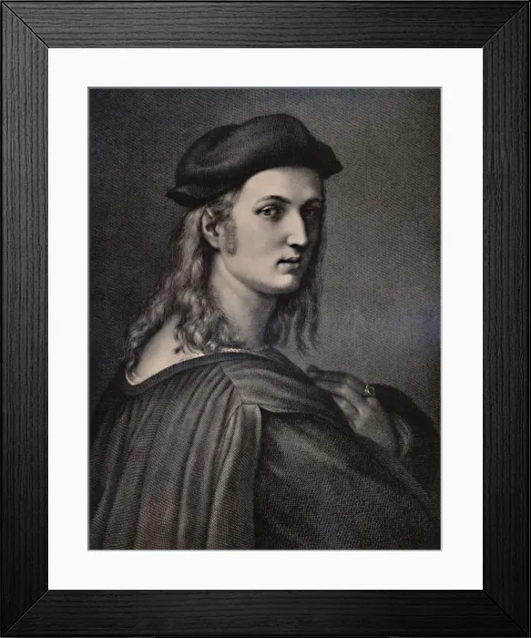 Framed Print : Raphael Sanzio, Italian Renaissance artist, 18th or 19th century (1894). Artist: Raphael Morghen Framed Print : Raphael Sanzio, Italian Renaissance artist, 18th or 19th century (1894). Artist: Raphael Morghen
