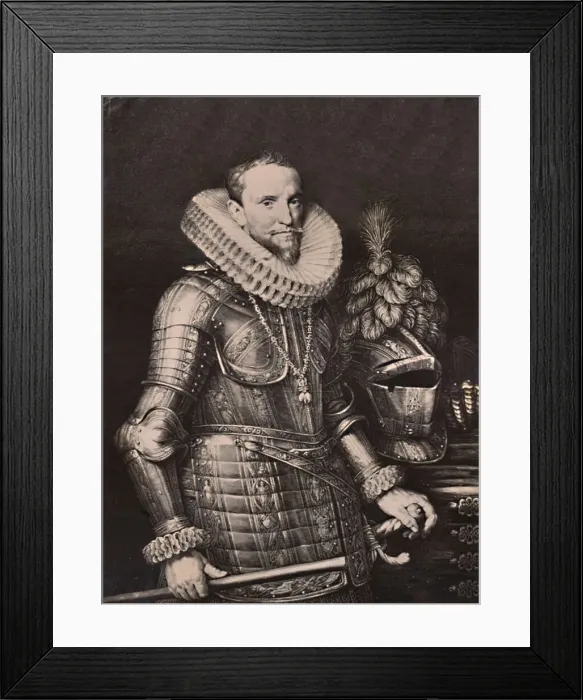 Framed Print : Ambrogio Spinola, Genoese soldier in the service of Spain, mid to late 17th century (1894). Artist: Jan Muller Framed Print : Ambrogio Spinola, Genoese soldier in the service of Spain, mid to late 17th century (1894). Artist: Jan Muller